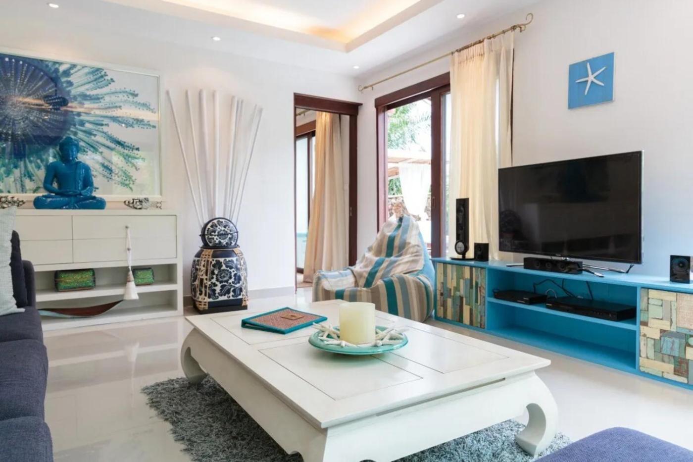 Baan Fah Sai 4Br Private Pool & Walk To Beach หาดแหลมเส็ด ภายนอก รูปภาพ