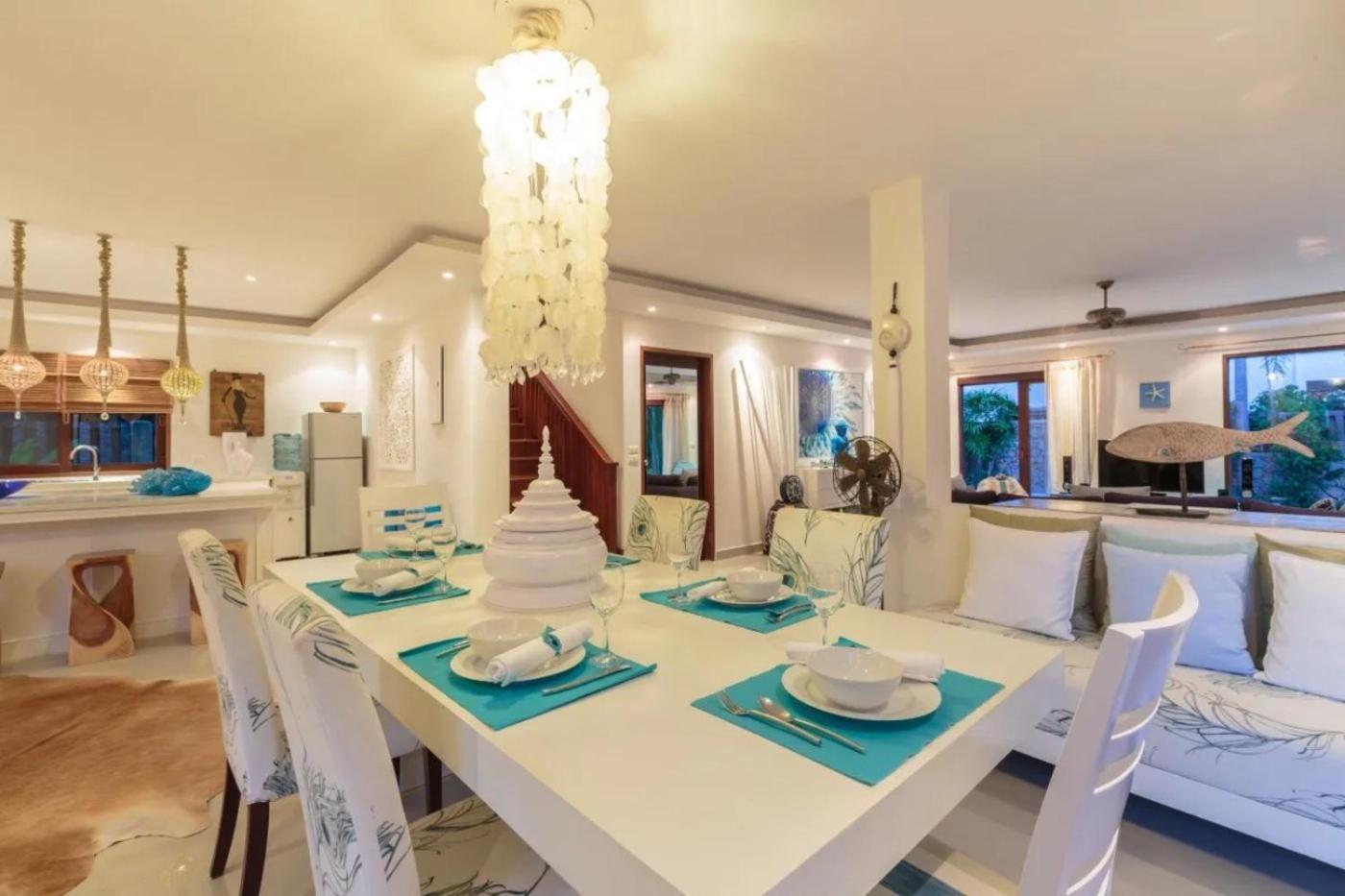 Baan Fah Sai 4Br Private Pool & Walk To Beach หาดแหลมเส็ด ภายนอก รูปภาพ
